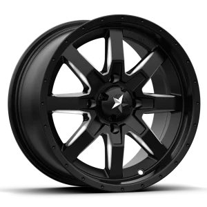 MSA Offroad Wheels – M25 ROCKER – Black – 14″x7″ 10mm – Summer Wheels – M25-04710M